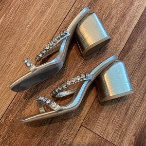 Dolce Vita Natie Slide Sandal Gold Metallic